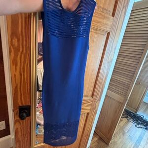 Torn by Ronny Kobo fitted bandage dress Royal Blue